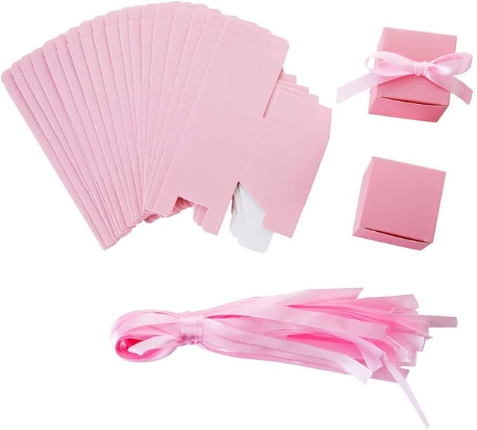 AWELL Pink Gift Candy Box Bulk 2x2x2 inches - Image 3