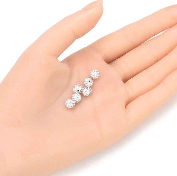 50pcs Adabele Grade A Suncatcher Crystal Rhinestone Pave Loose Beads 6mm Clear - Image 2