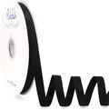 Ribbli Black Satin Ribbon Double Faced Satin 1/2 Inch x Continuous 100 by Ribbli