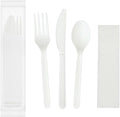 GreenWorks 6" Compostable CPLA Cutlery Kits, BPI Certified 200 Sets by GreenWorks
