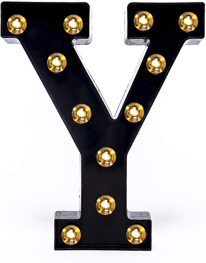Foaky Black LED Marquee Number Lights Sign Light Up Marquee Number Lights Sign by Foaky