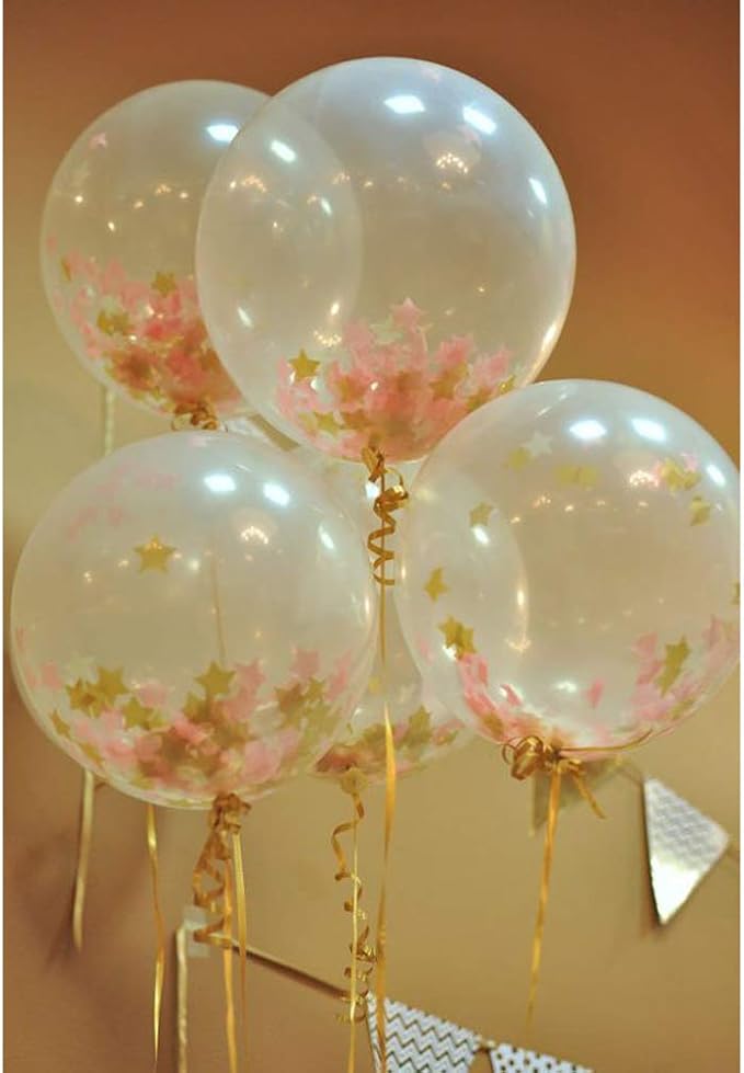 MOWO Glitter Five Stars Confetti Wedding Party Decor and Table Decor, 1.2’’ in - Image 7