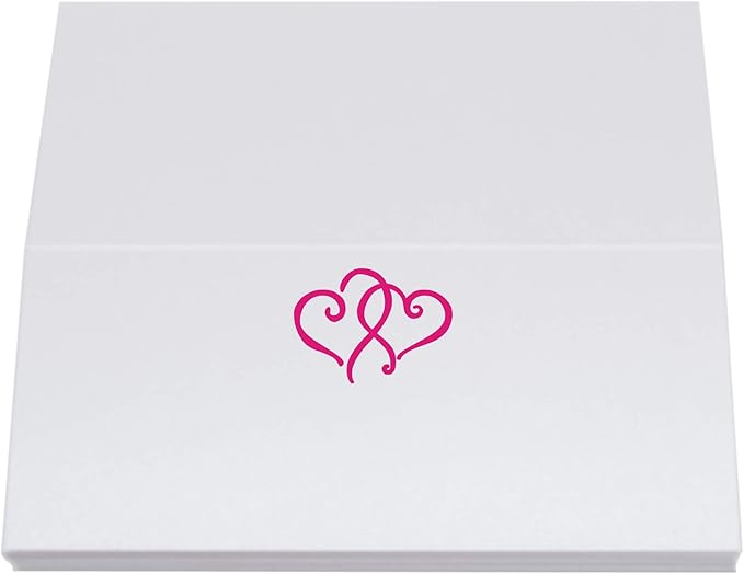 Linked Hearts Place Cards, Pre-cut and Scored - Image 5