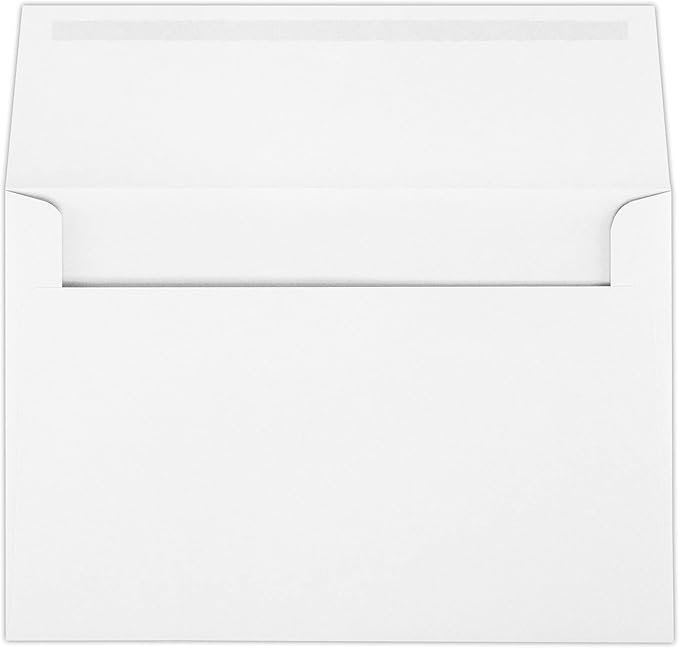 LUXPaper A10 Invitation Envelopes | Peel & Press | 6" x 9 1/2" | Bright White | - Image 2