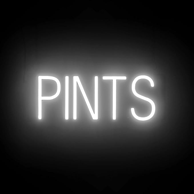 SpellBrite PINTS Sign | Beer-Related Sign by SpellBrite