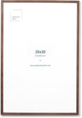 Opposite Wall - 20x30 in - Dark Solid Oak Wood Picture Frame - Lightweight by OppositeWall