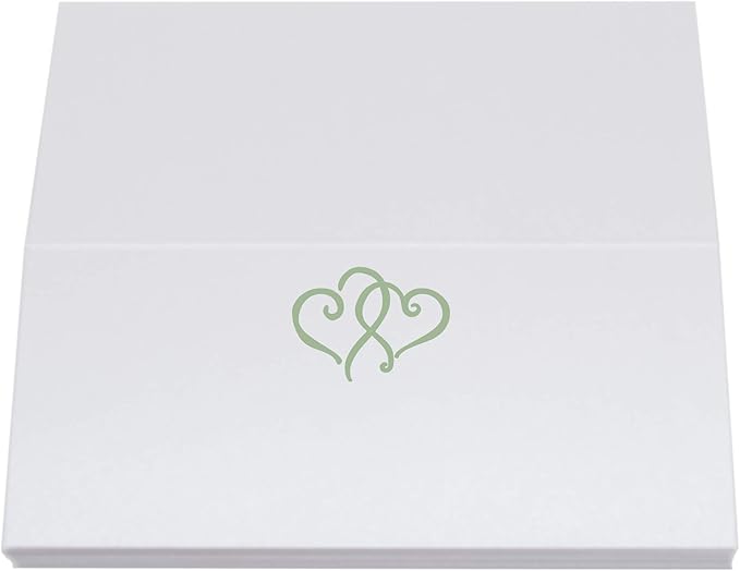 Linked Hearts Place Cards, Pre-cut and Scored - Image 5