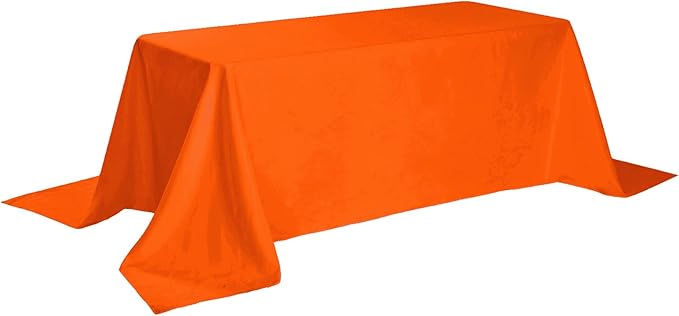 Rectangle Tablecloth 90x156 inch Washable Polyester Fabric Table Cloth - Image 2