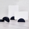 UNIQOOO 10 Set 2" Arch Black Birch Wood Stand by UNIQOOO
