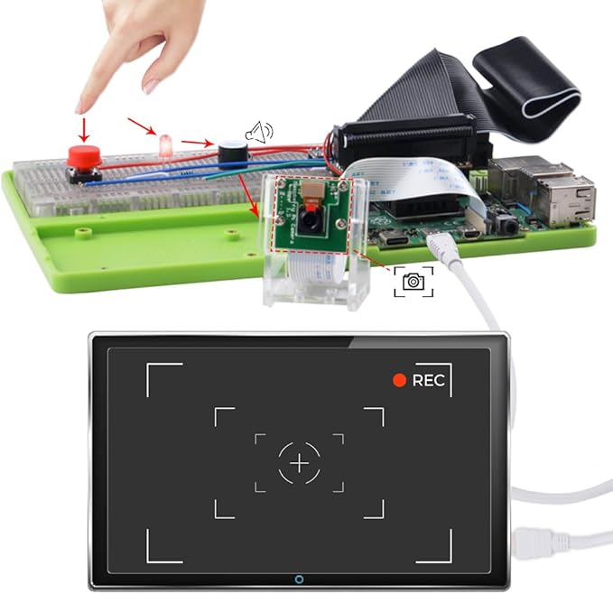 GeeekPi Complete Starter Kit for Raspberry Pi 4B, Python C Java Scratch Code - Image 4