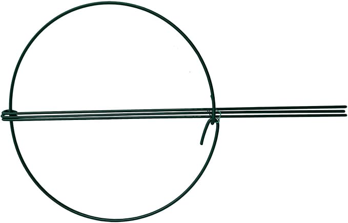 10" Wide x 16" High Peony Cage Rings Garden Plant Support Brace, Strong Large - Image 3