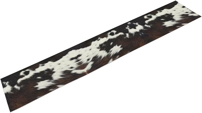 Cow Print Table Runner, 13x36 Inch - Image 8