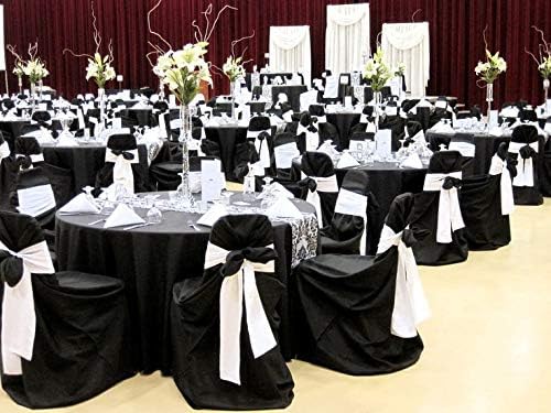 Obstal 50 PCS Satin Chair Sashes Bows - Image 5