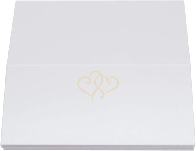 Linked Hearts Place Cards, Pre-cut and Scored - Image 5