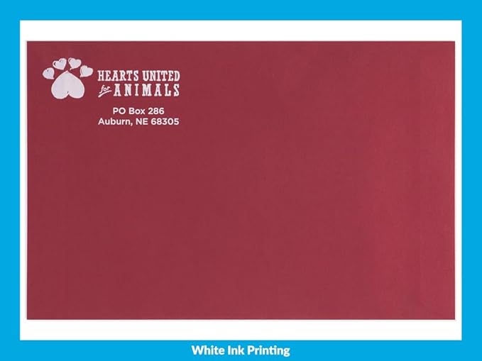 LUXPaper A9 Invitation Envelopes | Peel & Press | 5 3/4" x 8 3/4" | Garnet Red - Image 3