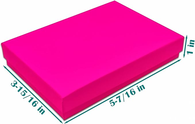 TheDisplayGuys - 25-Pack #53 Kraft Paper Cardboard Gift Boxes/Jewelry Cases w. - Image 2