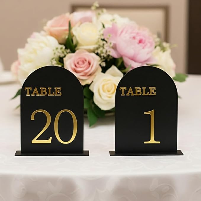 Arch Wedding Table Numbers 1-20 by CrazyAnt