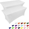 IVAPUPU 2 Pack 8FT Spring Table Cloth by IVAPUPU