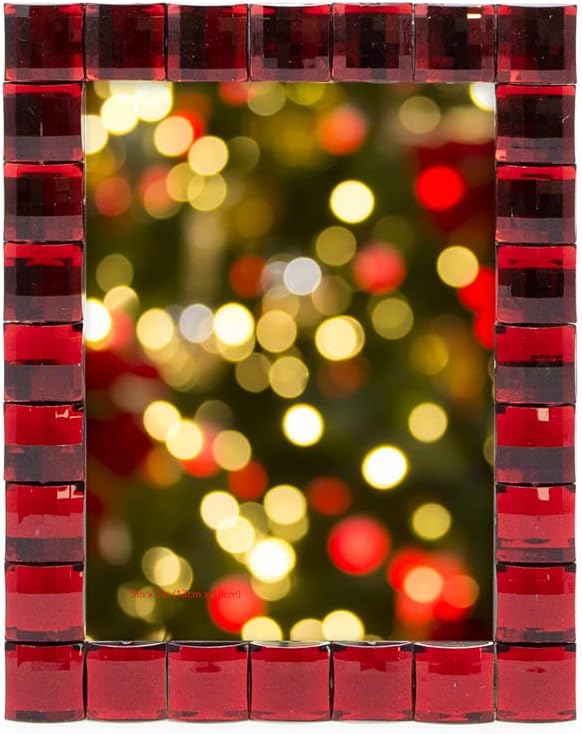 Isaac Jacobs Decorative Sparkling Jewel Picture Frame, Photo Display & Home - Image 2