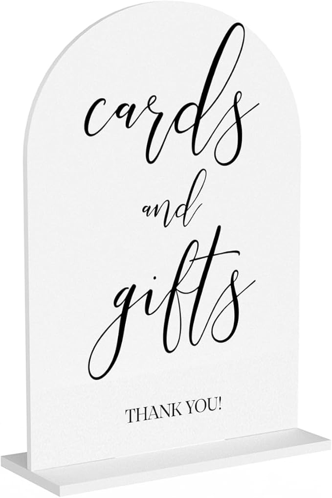 Cards and Gifts Sign, Wedding Engagement Bridal Shower Baby Shower Party Decor by AASRR