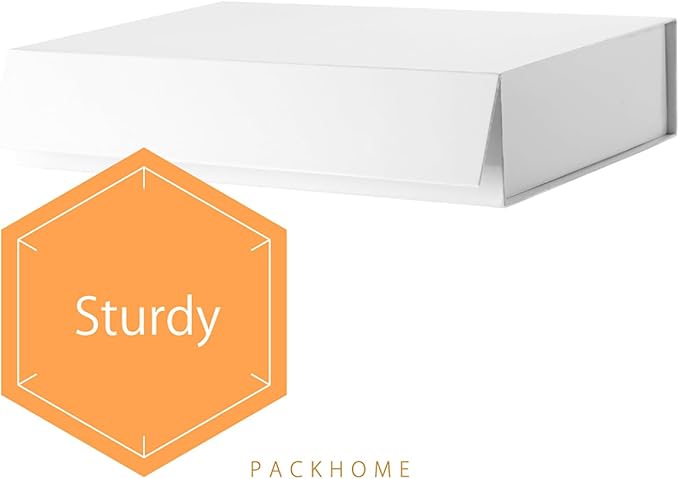PACKHOME Gift Box 11.5x8x2.5 Inches, Sturdy Shirt Box - Image 6