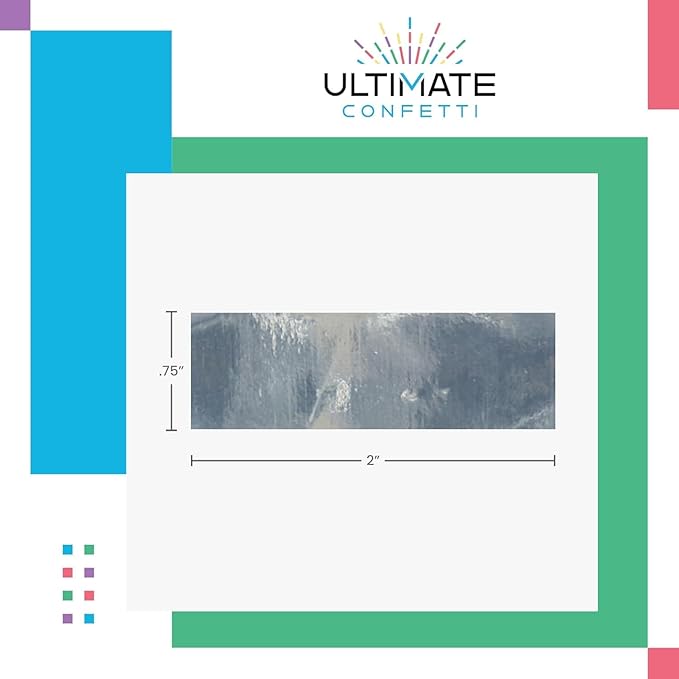 Ultimate Confetti, Fluttering Pink Mylar Shiny Foil Metallic Confetti – - Image 3
