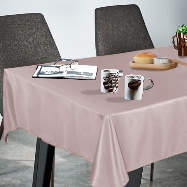 Fitable Rectangle Tablecloth Stain and Wrinkle Resistant Washable Polyester - Image 3