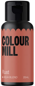 Colour Mill Aqua Blend Water-Based Food Coloring, 20 Milliliters Rust by ColourMill