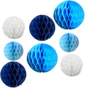 8pc Honeycomb Balls Party Decorations 6''8''10''12''Tissue Paper Pom Poms by Yangeey