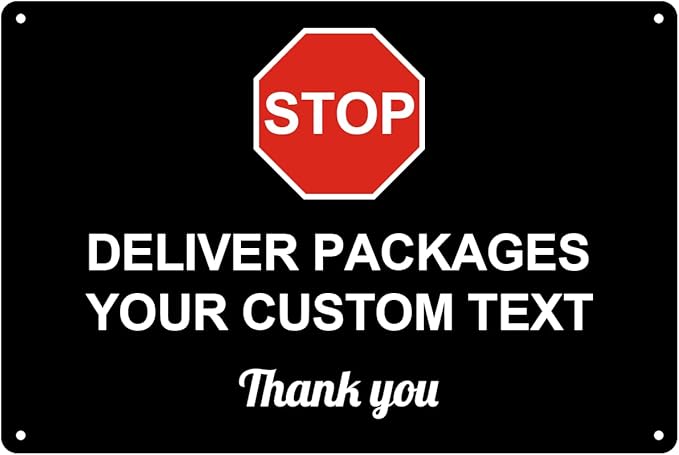 Custom Package Delivery Signs Outdoor by XIAYUEHUA