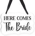 Acrylic Wedding Sign, Ring Bearer Sign, Here Comes The Bride Sign, by Unknown