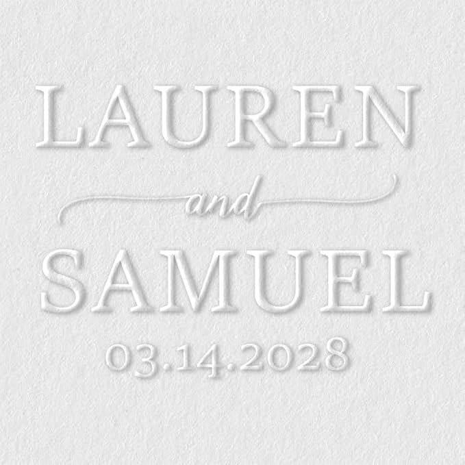 Personalized Wedding Embosser | Custom Made by 904Custom