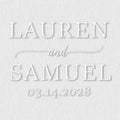 Personalized Wedding Embosser | Custom Made by 904Custom