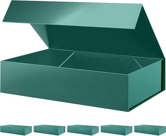 PACKHOME 6 Extra Large Gift Boxes 17.5x11.3x4.3 Inches, Sturdy Shirt Boxes by PACKHOME