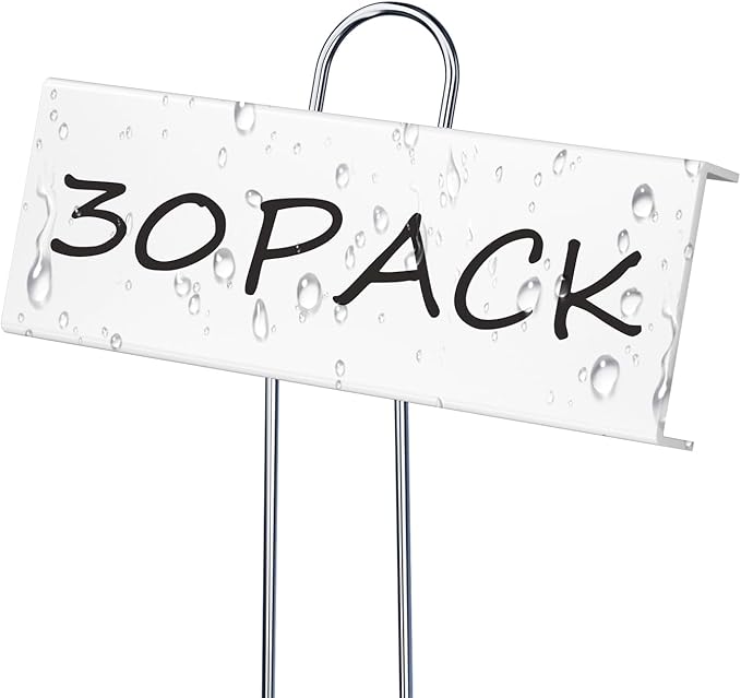 30 Pack Metal Plant Labels for Outdoor Garden Waterproof Plant Markers by cureder