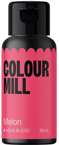 Colour Mill Aqua Blend Water-Based Food Coloring, 20 Milliliters Melon by ColourMill