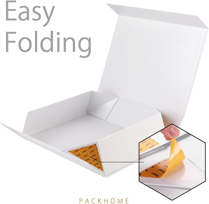 PACKHOME 6 Large Gift Boxes 13.5x10x3.5 Inches, Sturdy Shirt Boxes - Image 5