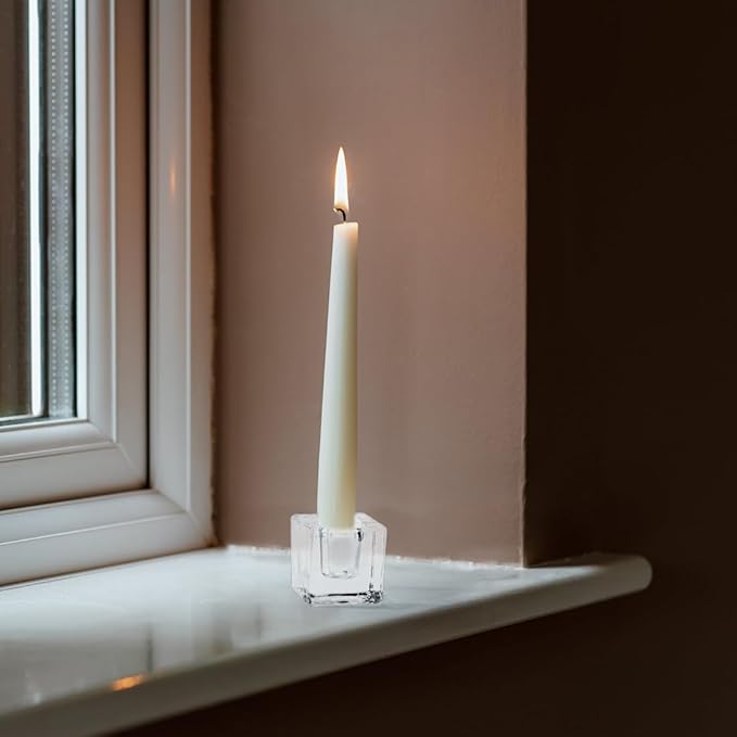 Glass Candlestick Holders Bulk for Taper Candles, Church and Wedding - Image 5