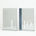 JINMURY Sliver Wedding Table Numbers 1-10 by JINMURY