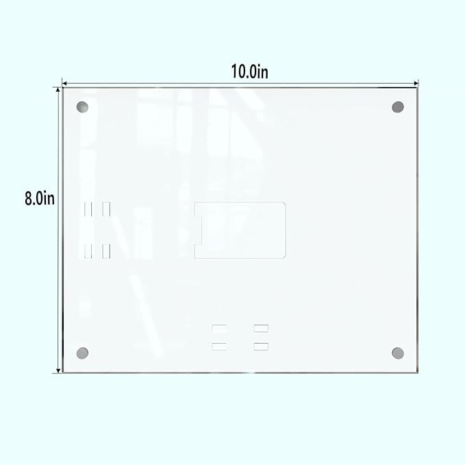 HELPLEX Picture Frames, 3 Pack 8x10 inch Acrylic Picture Frame Clear 8 x 10 - Image 6