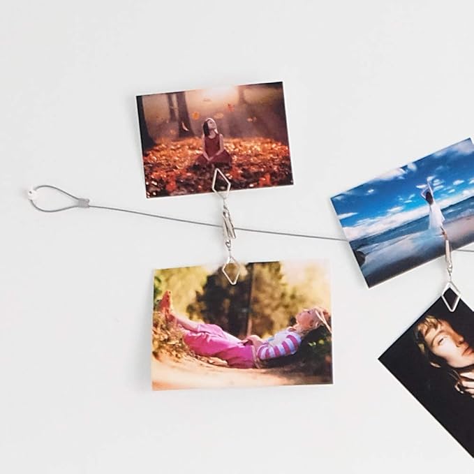 TFu Multi-Purpose Steel Wall Hanging Photo Display Cable Wire Rod - Image 3