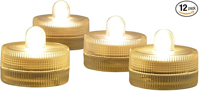 Halloween Lights Submersible LED Lights cr2032 Battery Powered Underwater by KITOSUN
