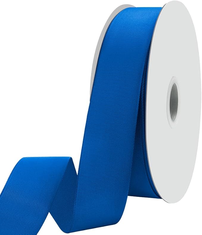 1-1/2" X 100 Yards Royal Blue Grosgrain Ribbon, Premium Grosgrain Ribbon by KMERLIFE