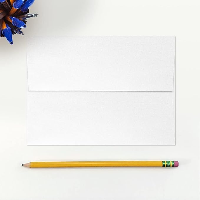 LUXPaper A7 Invitation Envelopes | Peel & Press | 5 1/4" x 7 1/4" | Crystal - Image 4