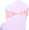 VDS Pack of 25 PCS | Dusty Rose | Spandex Chair Sashes Bows Without Buckle | by VDS