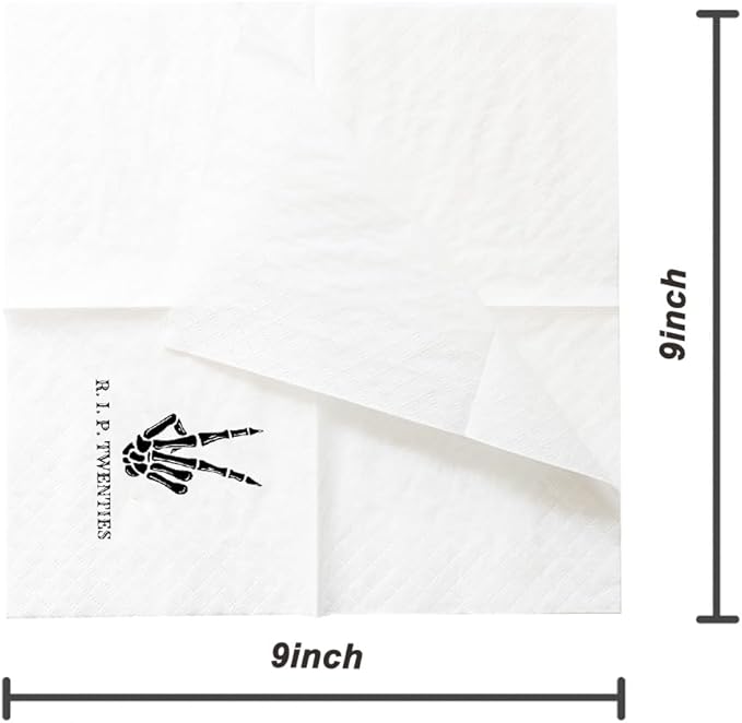 SharkBliss RIP Twenties Cocktail Napkins - Image 3