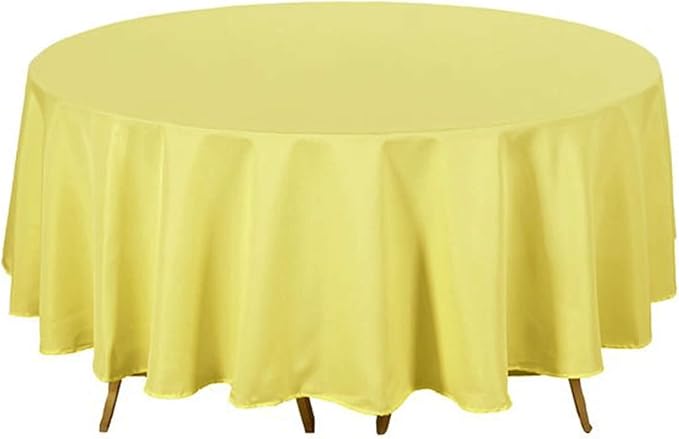 Efavormart Round Tablecloth, 90 Inch Stain & Wrinkle Resistant Washable Table - Image 7