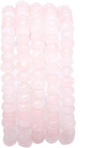 Faceted Natural Rose Quartz Crystal Stone Rondelle 4x6mm Loose Semi Gemstone by Beadia