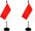 2 Pack Indonesia Desk Flag, Indonesian Table Office Flag by Unknown
