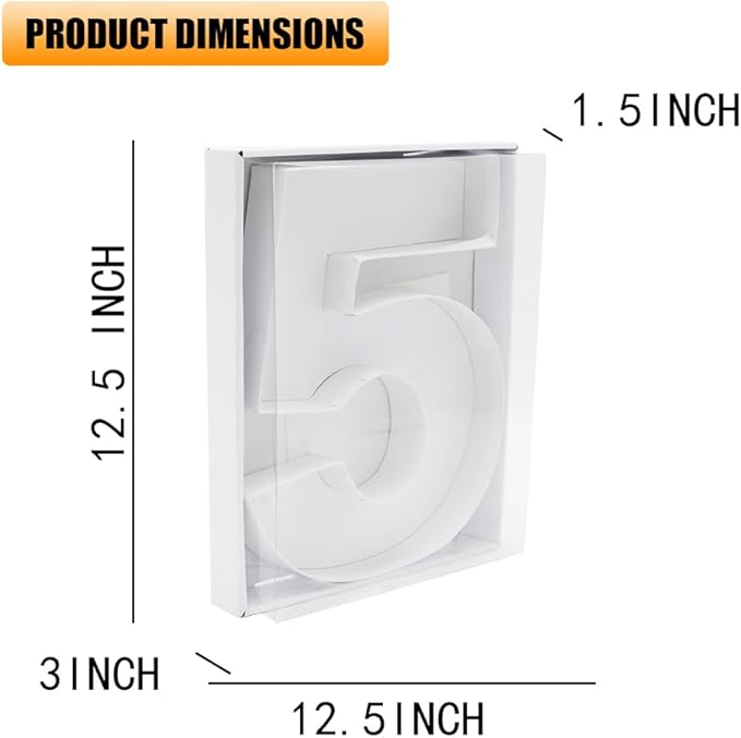 12" Fillable Cardboard Number Charcuterie Gift Cupcake Box - Image 2